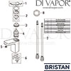 Bristan Alp 1 Hole Bath Filler Tap Spares